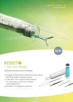 Ovesco Endoscopy AG, RESECT+ Brosch&uuml;re